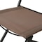 Flash Furniture Brazos Folding Chairs w/Brown Flex Comfort Material Backs and Seats and Black Metal Frames, 2PK TLH-SC-097-BRN-02-GG - alternate 6